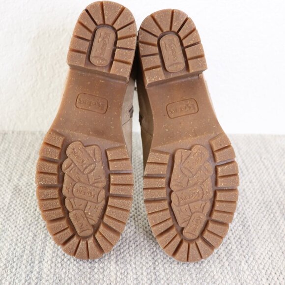 Korks by Kork-Ease Esmerelda Ankle Boots Women’s 10 M Taupe Suede Block Heel Zip - Picture 5 of 16